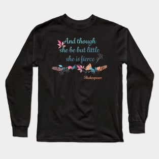 Renaissance Fair  Shakespeare quote Costume Long Sleeve T-Shirt